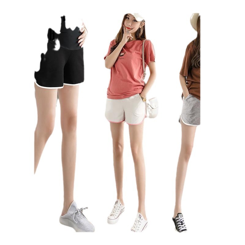 Picture of Pregnant Women's Shorts Spring and Summer Thin Leggings Outer Wear Safety Pants Spring and Autumn Loose Fashion Casual Sports Pants Summer Wear