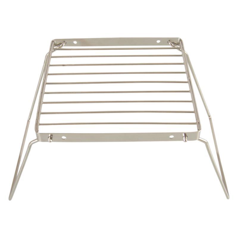 Picture of Outdoor Camping Hob Holder Portable Cooking Folding Adjustable Hob Barbecue Grill Stainless Steel Grill Mesh Pot Rack