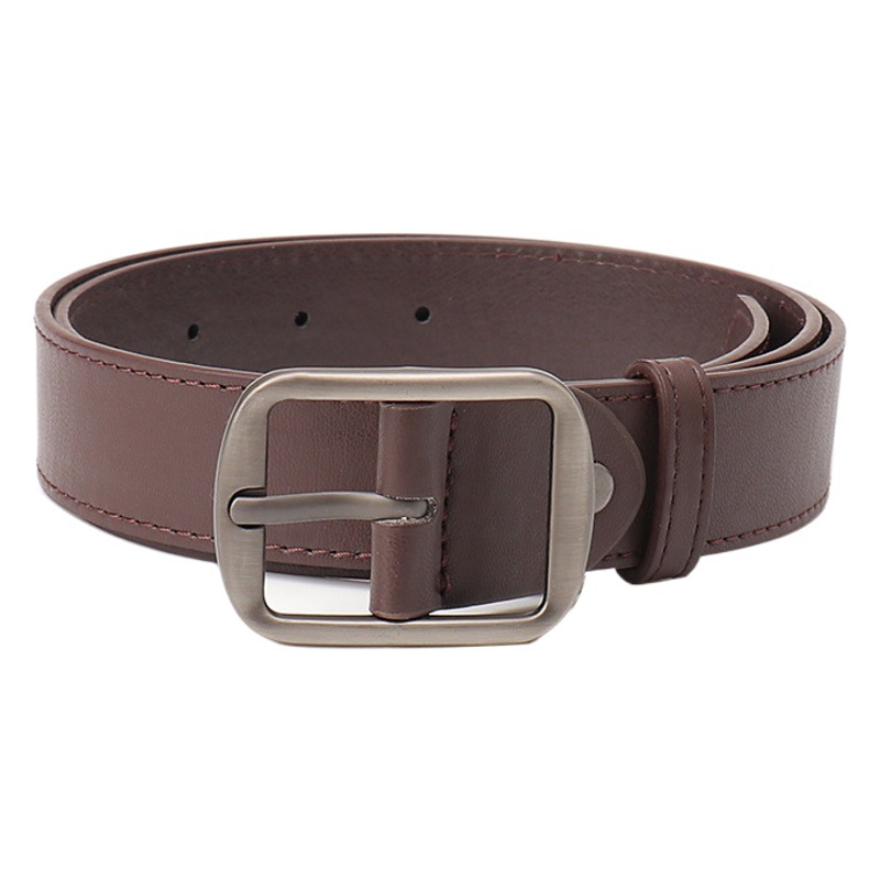 New simple belt women's fashion casual pin buckle women's belt all-match jeans decorative belt men's and women's same belt