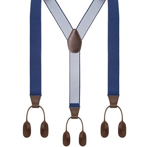 Picture of Cross-border e-commerce men's suspender cowhide 32-color button adult suspender men's suspender adult suspender