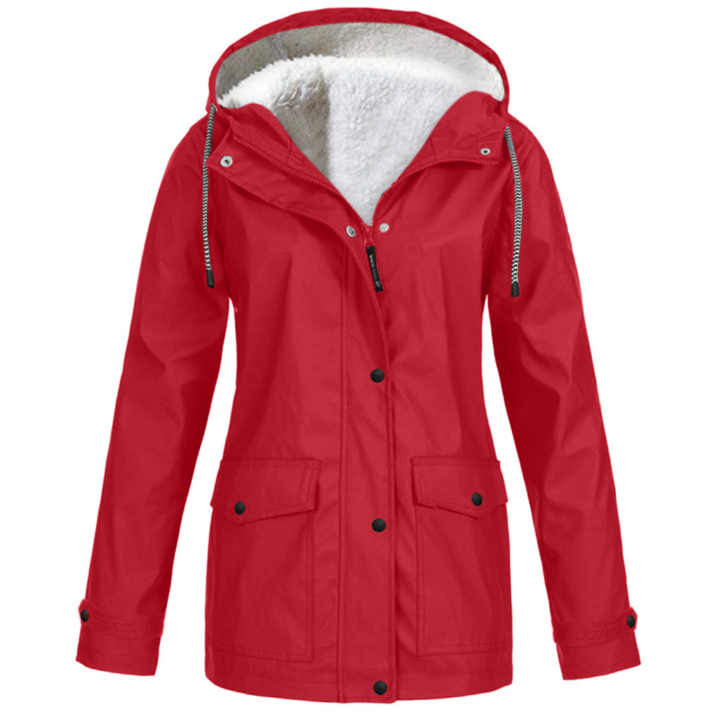 Picture of 2022 Amazon ebay Explosions European and American Autumn and Winter fleece-lined Jacket Outdoor Mountaineering Suit Hooded Jacket Rustic Jacket