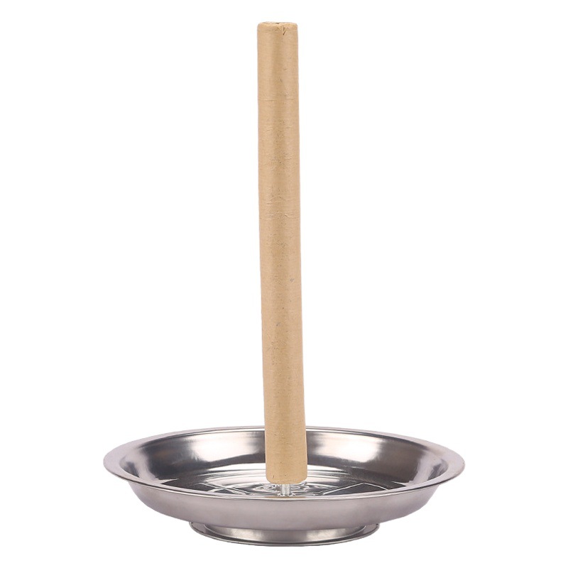 Moxa stick moxa column large base incense moxa stick stainless steel tray moxibustion stick mosquito incense base bracket wholesale