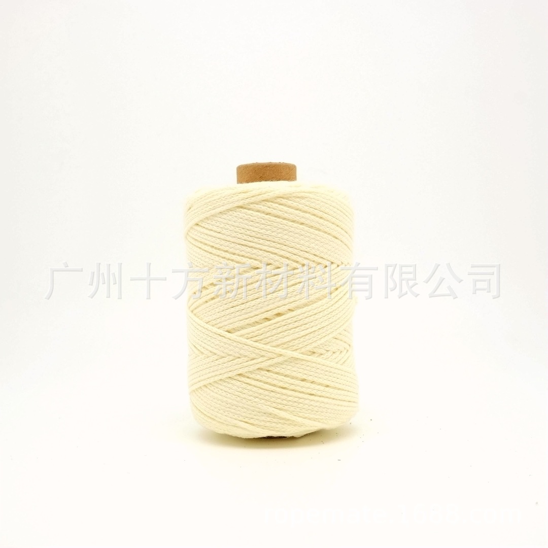 Picture of Wholesale color 1.5mm round strand yarn combed cotton thread crochet wool knitting handmade thread DIY cotton rope