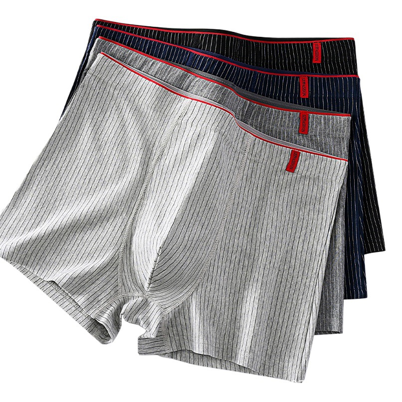 Factory Outlet Men's Underwear Four-Corner Pants Boys Short Pants Flat-Corner Teenagers Shake Voice Fast Hand Live Explosions