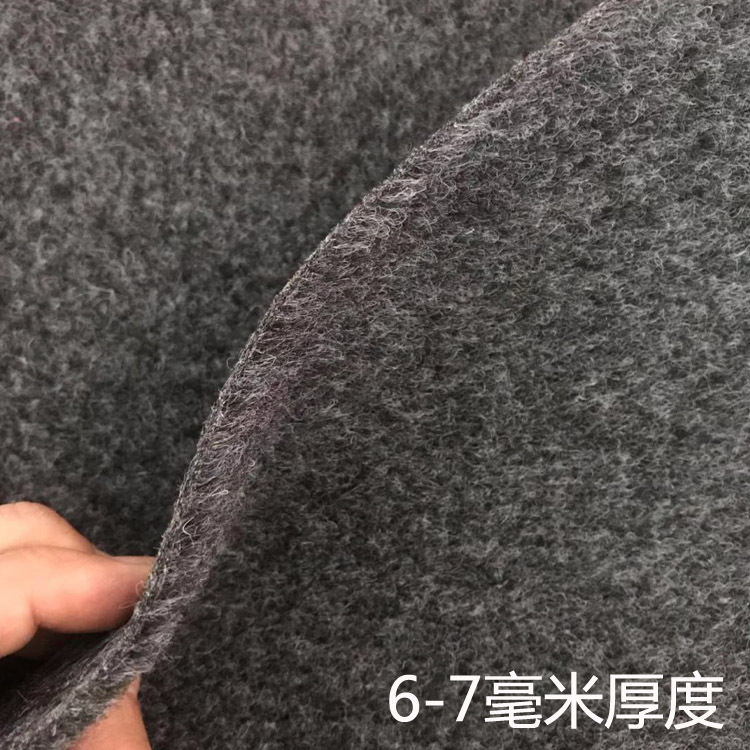 Picture of Simple Large Area Grey Brushed Thickened Bedroom Bedside Wholesale Stairs Home Living Room Office Full Carpet