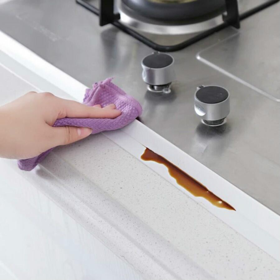 Picture of Kitchen and bathroom waterproof mildew-proof tape kitchen joint sealing strip waterproof strip bathroom toilet gap corner line sticker
