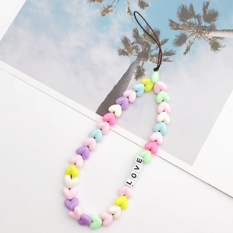 Picture of New soft pottery fruit series mobile phone chain diy mobile phone case acrylic five-pointed star mobile phone chain collection trend