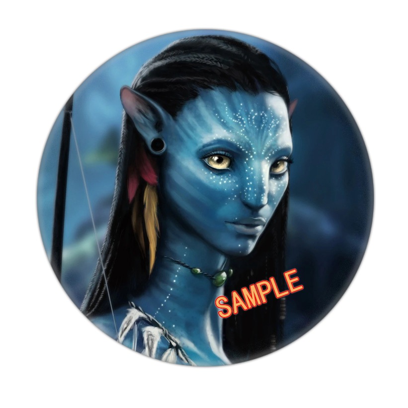 Picture of New Avatar 2 Movie Surrounding Badge Yum Tinplate Brooch 1-36
