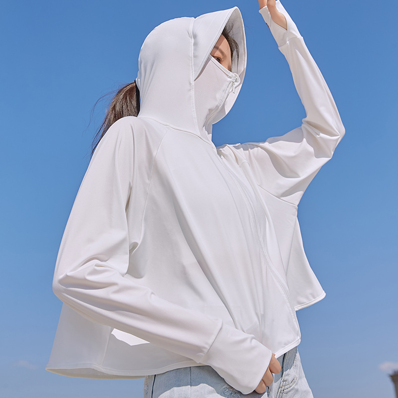 Picture of Women's Sunscreen Clothing 2025 New Summer Thin Anti-ultraviolet Breathable Ice Silk Sunscreen Clothing Blouse Short Jacket