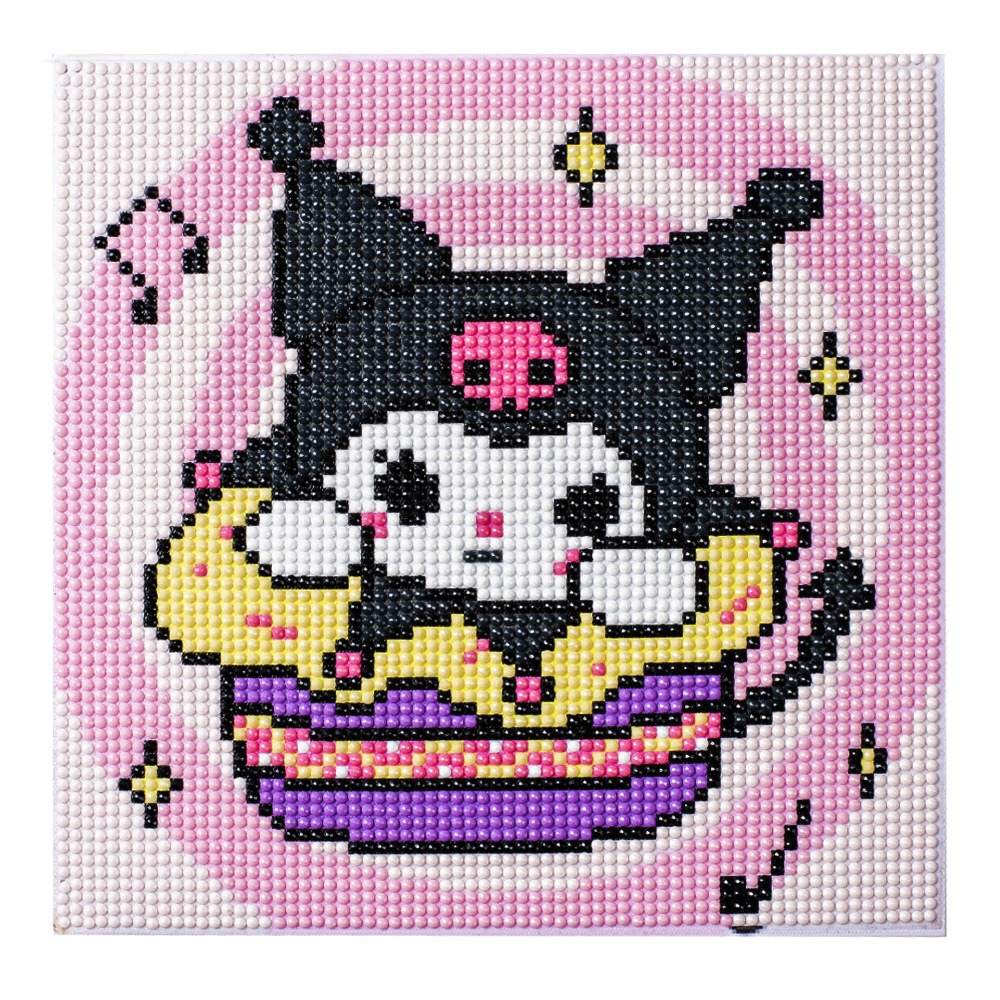 Picture of Original God New Diamond painting children student diy handmade diamond material package with frame Cartoon Cartoon educational toys