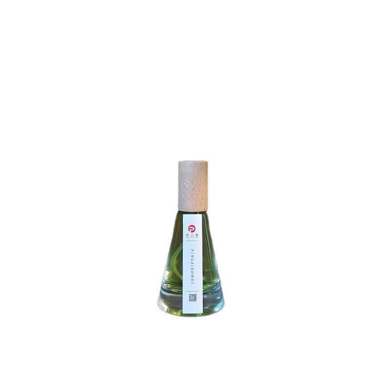 Picture of New in stock 15ml Frosted Tea Conical Bottle Thick Bottom Spray Bottle Dropper Essential Oil Perfuse Bottle Essence Bottled
