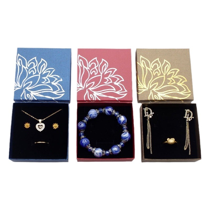 Tiandi Cover Paper Box Ring Necklace Earrings Jewelry Box Jewelry Jewelry Box Jewelry Packaging Shipping Storage Box