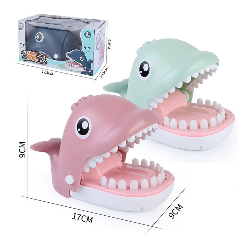 Picture of Parent-Child Game Finger Bite Toy Large Cute Bear Children's Tricky Decompression Fun Bite Finger Toy by Teeth