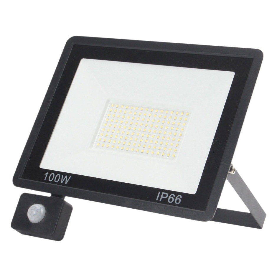 Induction Floodlight, Human Body Induction Floodlight, Infrared Induction Floodlight, Corridor Sensor Light, Lights up When People Come