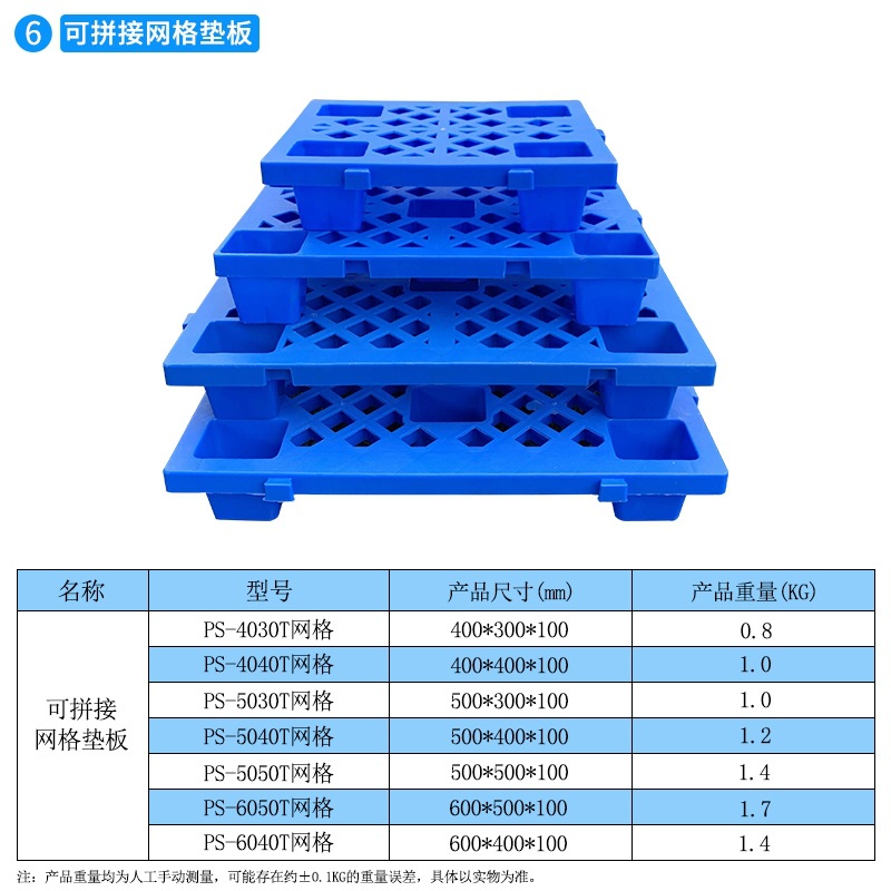 Picture of Plastic Pad Grid Moisture-proof Pad Warehouse Plate Splice Combination Pad Warehouse Cold Storage Floor Plate