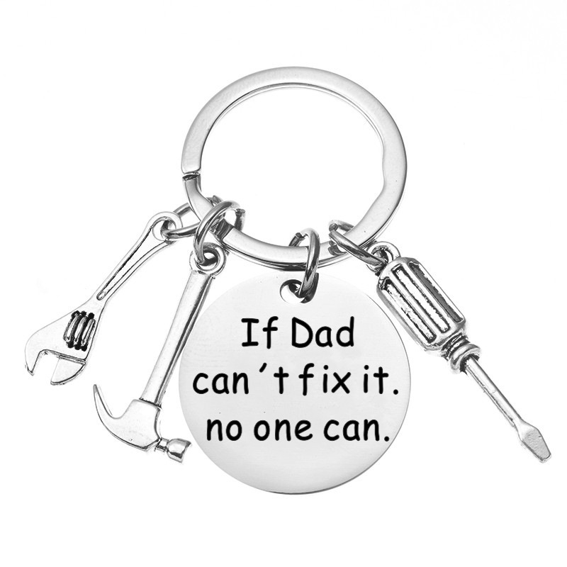 Picture of Keychain pendant Europe and the United States cross-border Father's Day gift dad tool hammer screwdriver wrench keychain wholesale