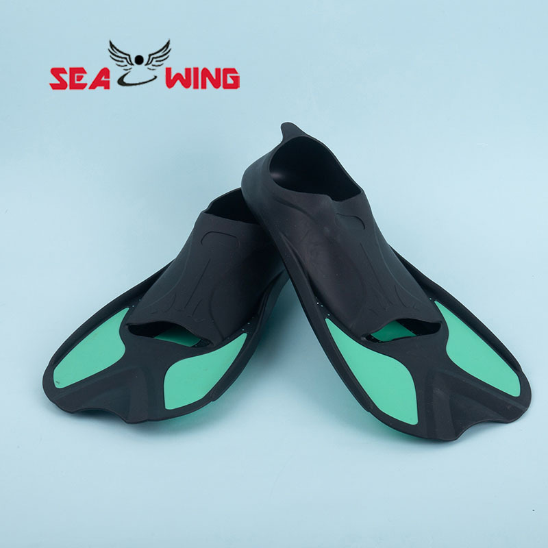 Picture of Cross-border swimming training flippers snorkeling adult children diving frog shoes short mermaid flippers free diving wholesale
