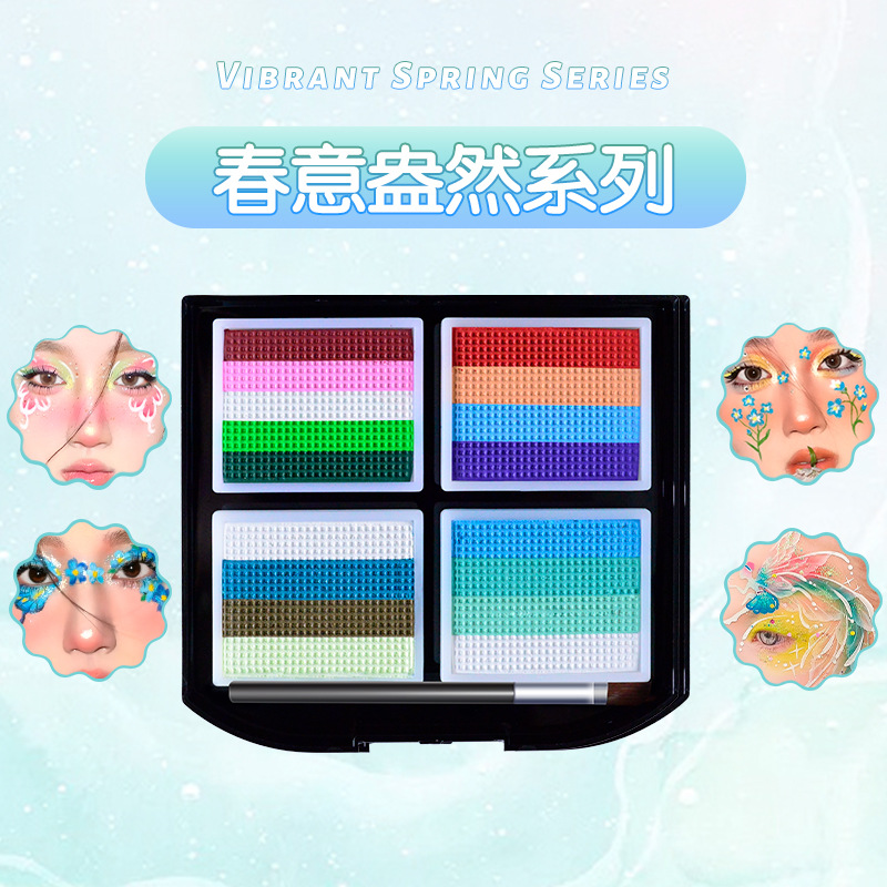 Picture of Children's Human Face Painting suit Festival Comic-Con Makeup 3D Painting Pigments Water-soluble Washable Pigments