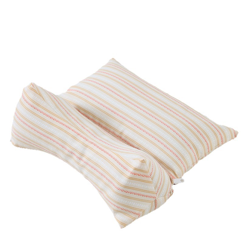 Picture of Triangular Cervical Spine Pillow Buckwheat Shell Sleep Traction Triangular Pillow Core Adult Sleeping Special Neck Pillow Buckwheat Pillow