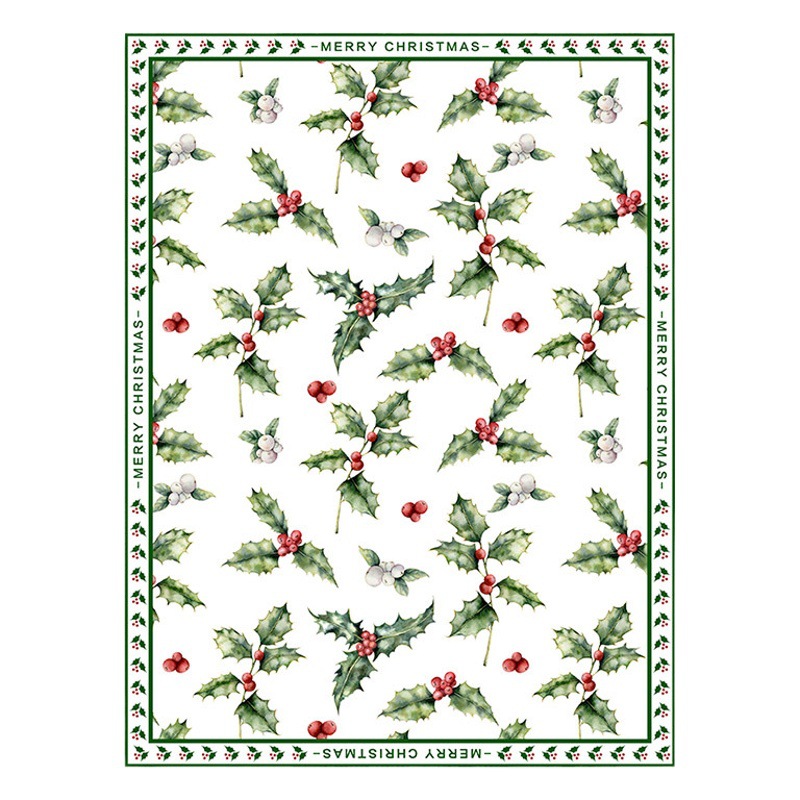Christmas wrapping paper wholesale Christmas Eve Apple bouquet wrapping paper cute Santa Claus deer flower packaging