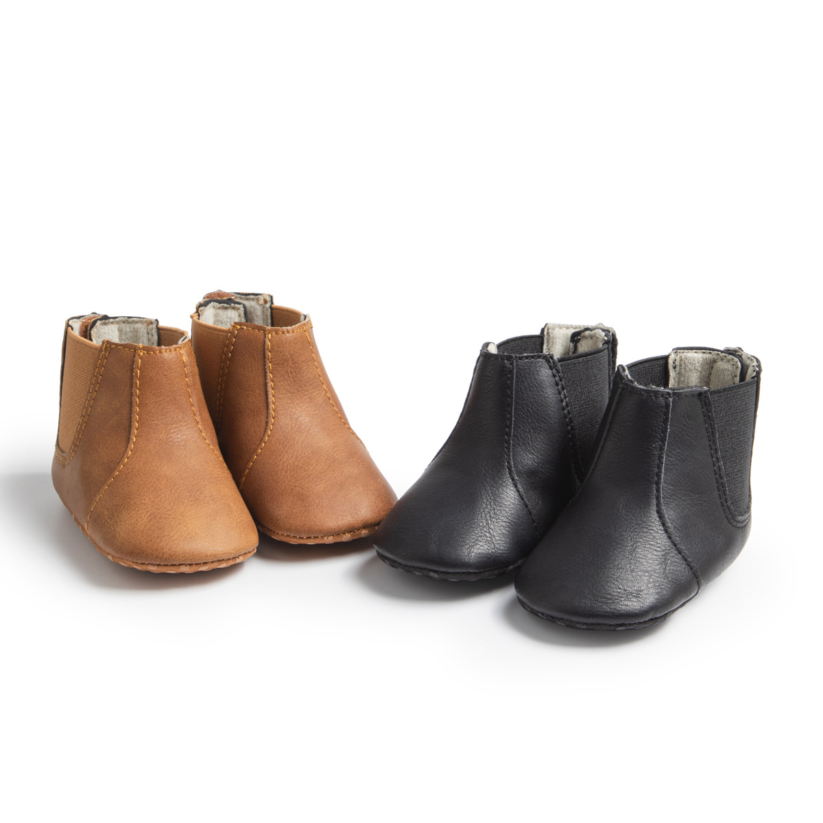 Amazon New Baby Shoes Simple Sleeve Boots Fashion British Style Easy-to-Wear Baby Shoes Baby Shoes