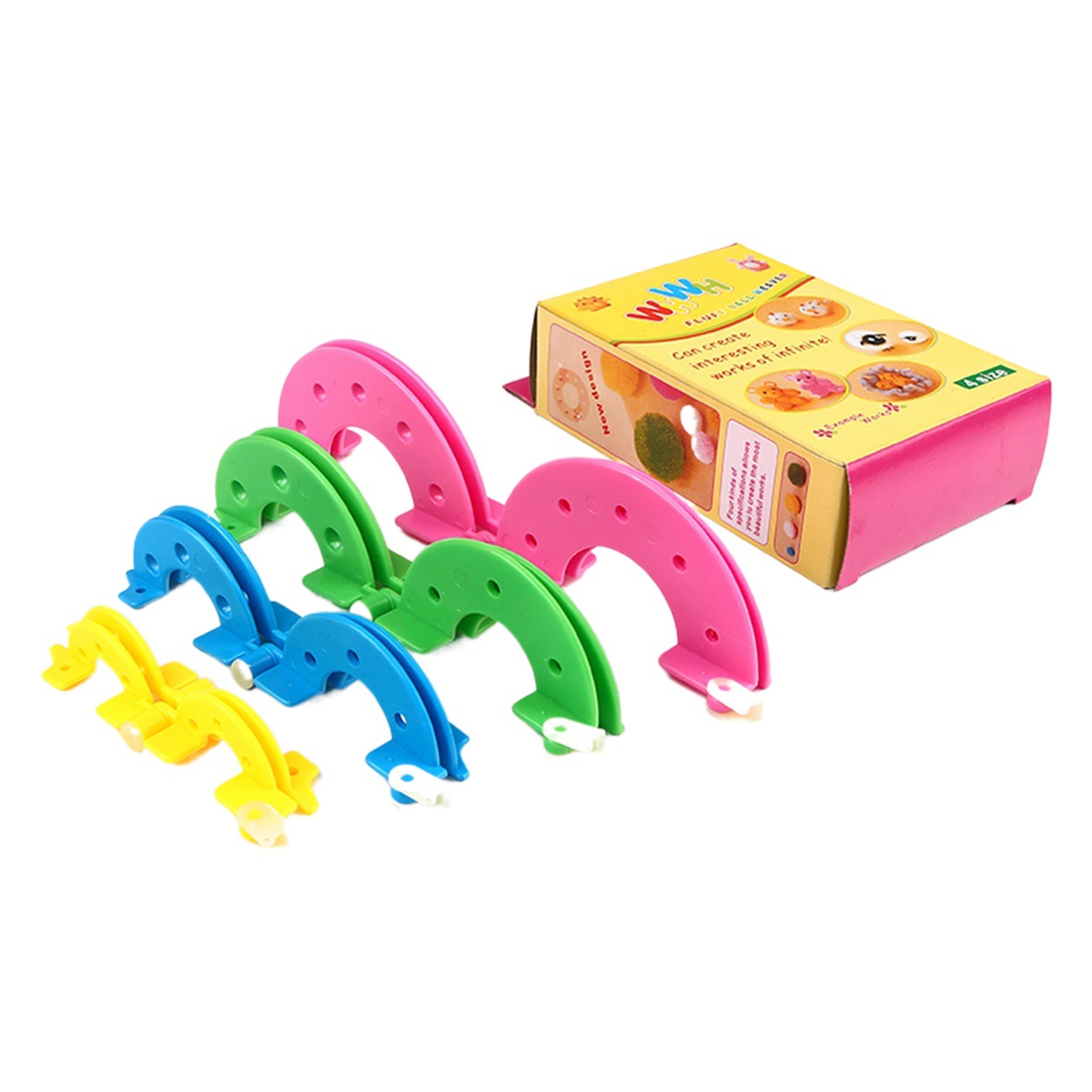 Hair Ball braiding machine Winder wool hand knitting tool diy suit pompon braiding machine wool Pompon