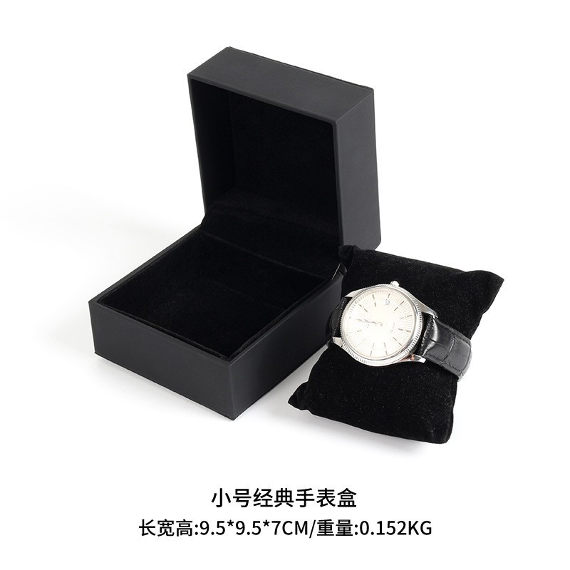 Picture of Lychee pattern business watch box advanced gift box Green watch box advanced watch packaging box Watch storage box