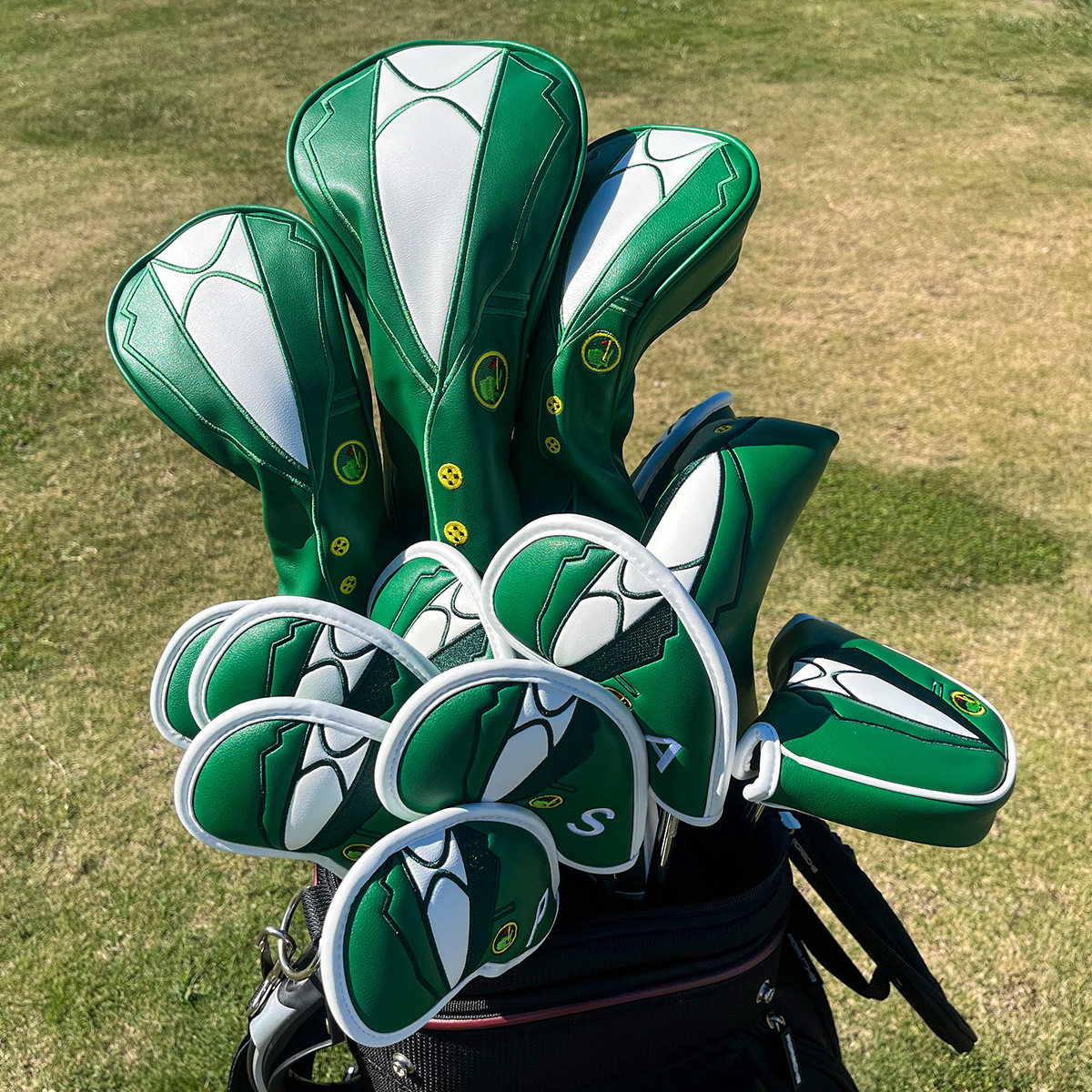 Cross-Border Golf Master Racing Green Jacket Iron Set Golf Supplies Personalized Iron Set Wooden Club Set Putter Set