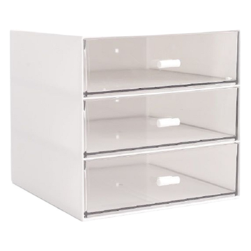 Stackable Combination Simple Multi-Compartment Storage Box Desktop Miscellaneous Stationery Organizer Student Dormitory Compartment Storage Box