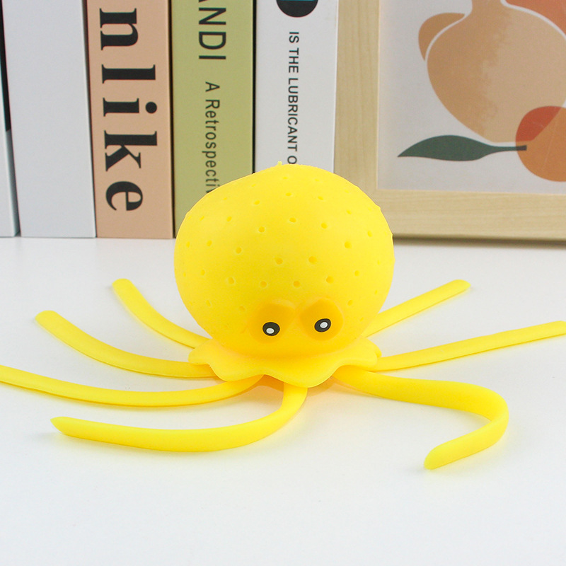 Picture of Octopus pinch music marine animals children bath toys TPR play water decompression toys octopus Octopus wholesale