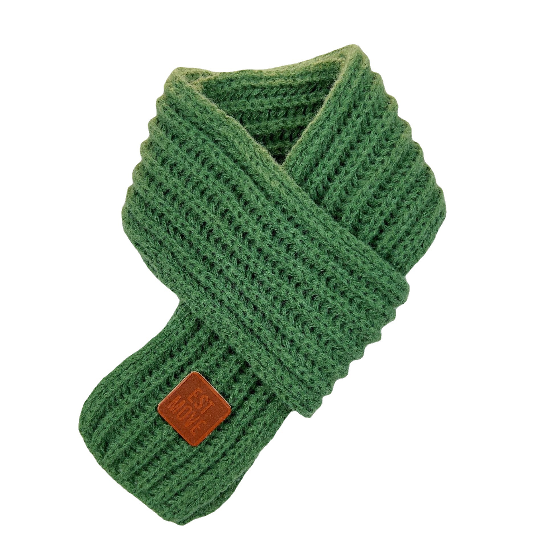 Picture of Ins K-Style Kidsren's Knitted Scarf Winter Pure Color Warm Wool Infants Boys and Girls Korean Baby Scarf Trendy