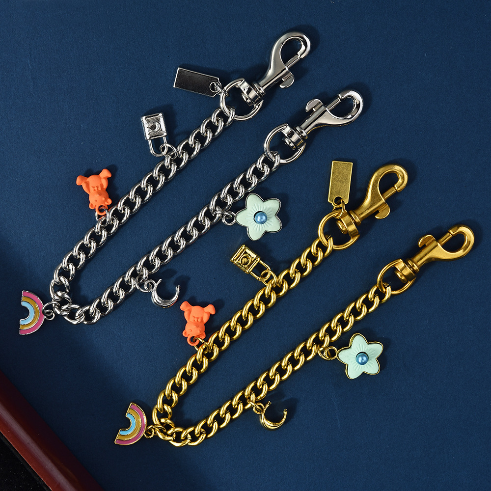 New Fashion Chain Small Pendant Chain Small Square Bag Cross-Border New Women's Cross-Body Bag Wholesale Spring and Summer Bags