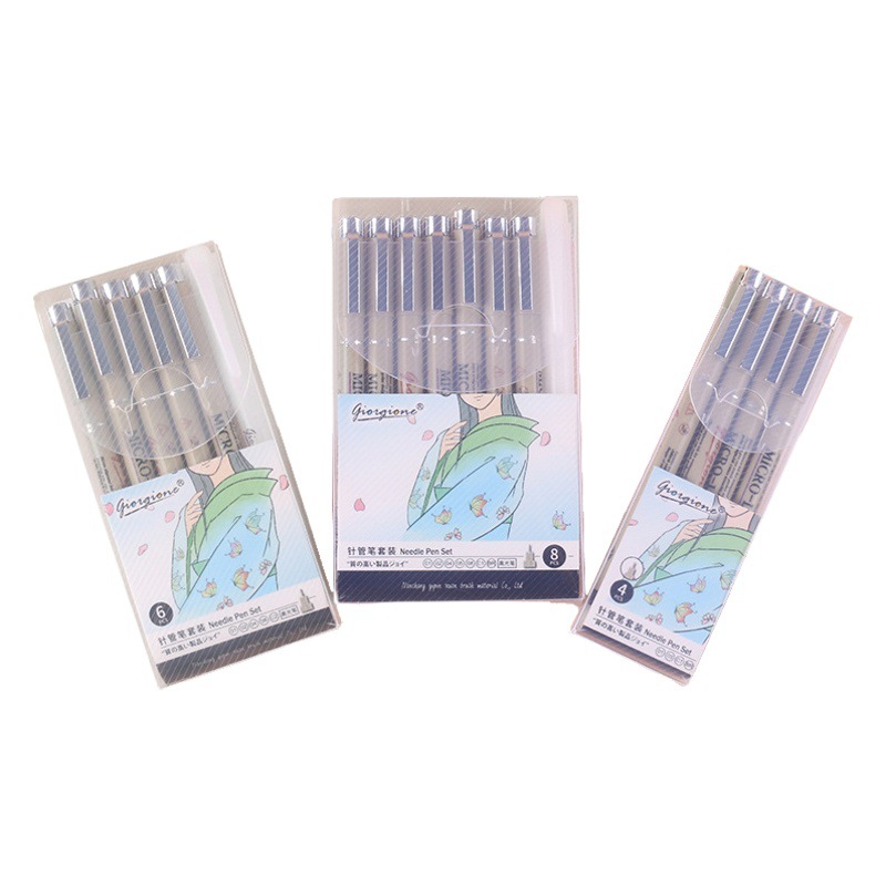 Jorgione Needle Pen Cross-border Art Hand-drawn Sketch Pen Sketch Engineering Stroke Pen Set Brush