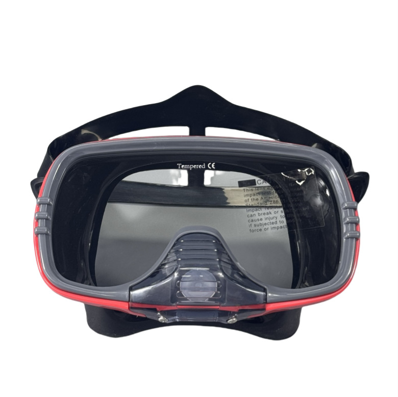 Large Field of View Integrated Snorkeling Mask Diving Goggles Automatic Drain Valve Pig Nose Diving Mask Manufacturer Supply