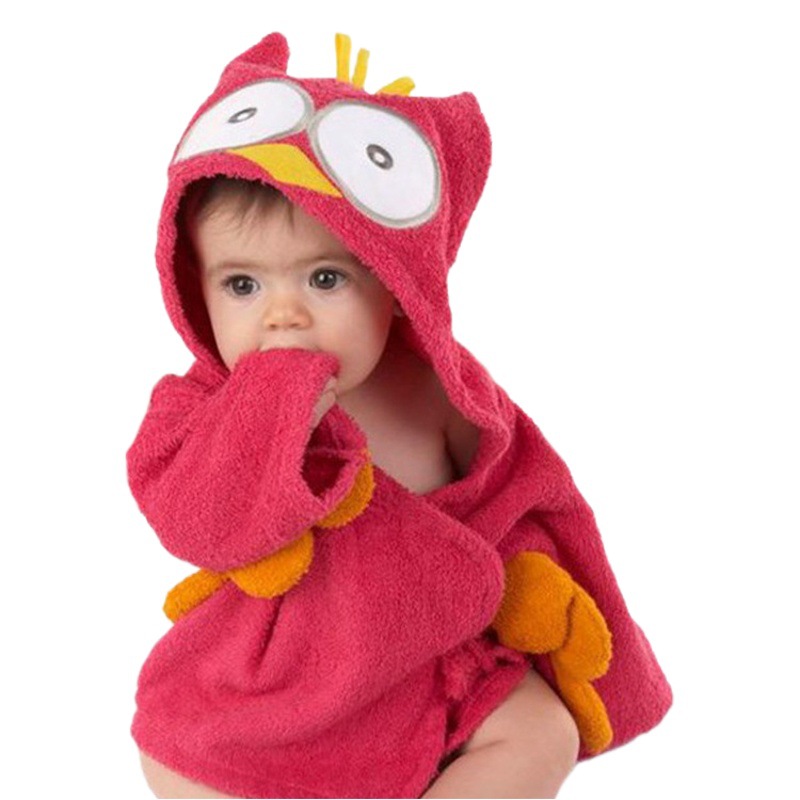 Pure Cotton Towel Material, Kidsren's Bathrobe, Baby Bathrobe, Home Clothes, Animal-Shaped Nightgown, Crawling Clothes, Infant Clothes