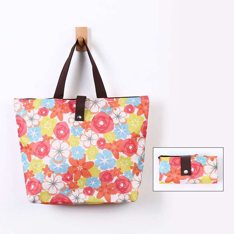 Picture of Oxford Cloth Foldableing Shopping Bag Satchel Shopping Bag Satchel Advertising Environmentally Friendly Foldableable Grocery Shopping Bag Customization