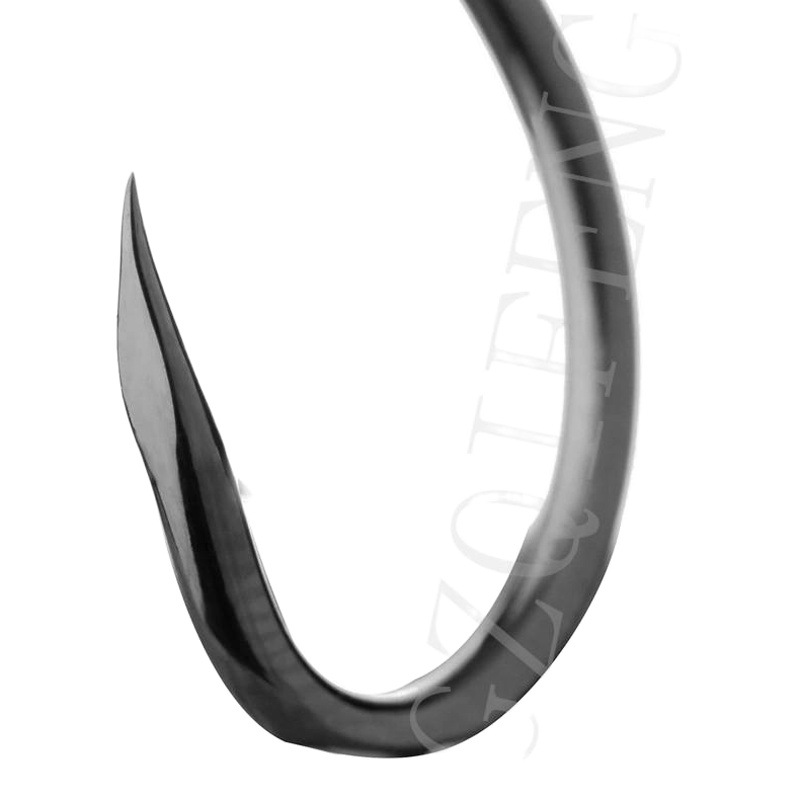 Kameisi Fishhook High Carbon Steel Tube with Barbed Ring Triangular Tooth Fishing Stream Tank Fishing Hook Fishing Gear