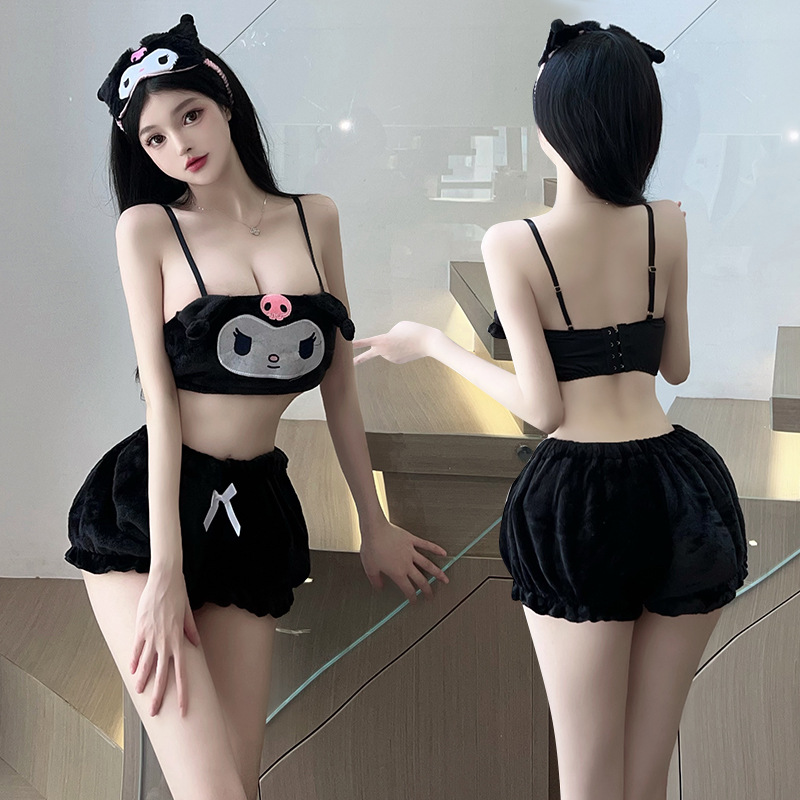 Lin Linting Japanese Soft Sister Cute Pure Pajamas Sexy Sweet Lingerie Hot Passion suit 2456