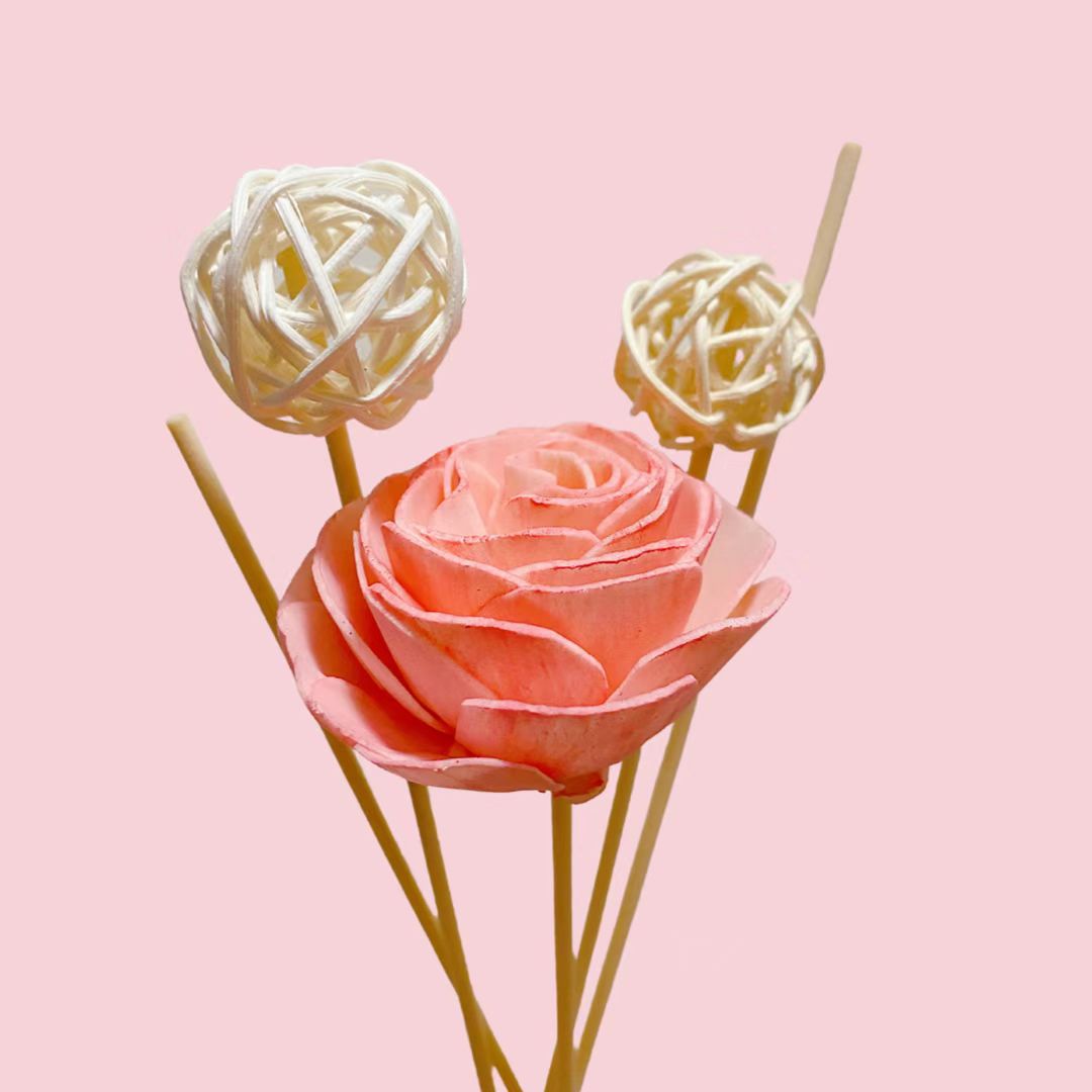 Picture of Simulation Floral Ornaments ins Decoration Home Furnishings Tongcao Rose Cafe Famous Desktop Non-fire Aromatherapy Flowers