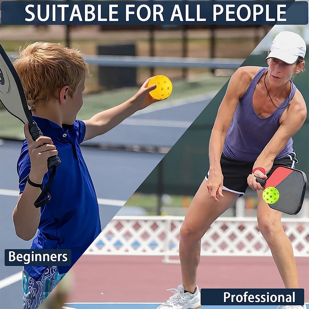 Picture of Peak ball pickleballs40 hole 26 hole 74MM rotational molding integrated high elastic plastic Wei floating hole ball