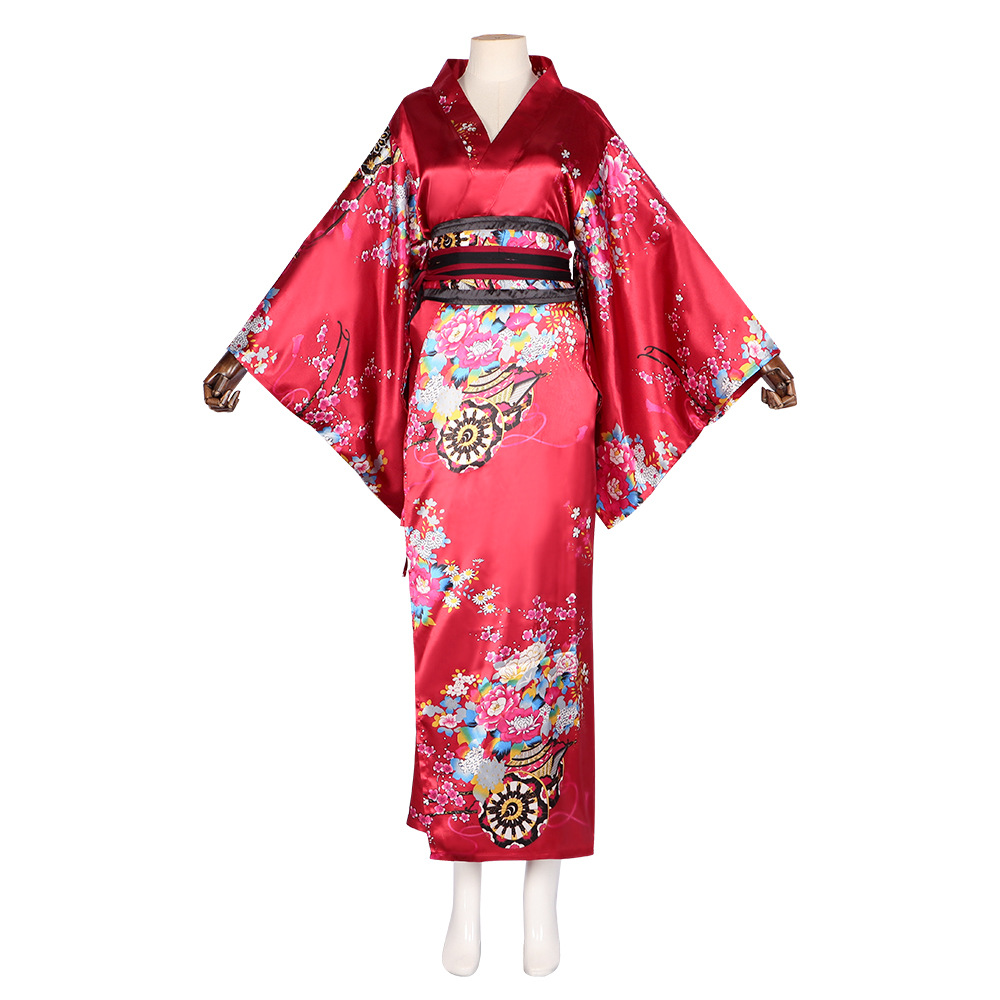 Picture of Japanese traditional ladies dress bathrobe animation performance photo suit kimono stage performance cosplay costume