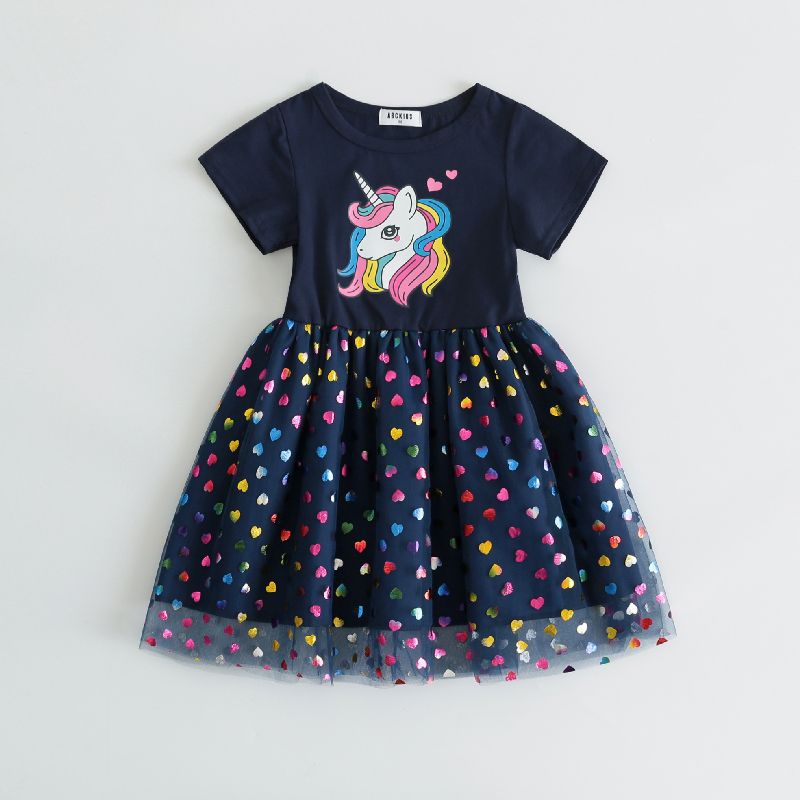 Picture of Girls' Summer Dress New 2025 Stylish dress Girl's Summer Princess Vacant Dress
