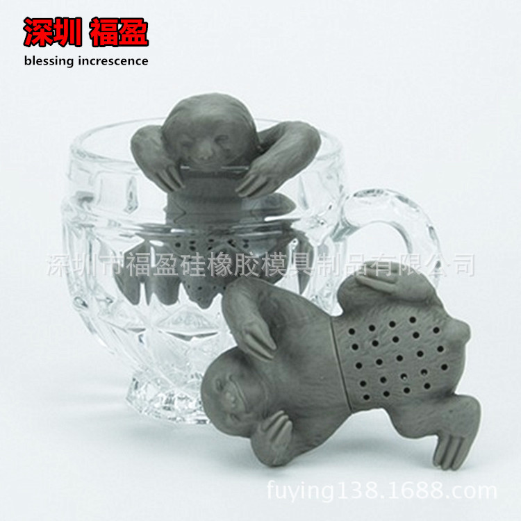 Factory spot home tea filter silicone tea bag tea drain new strange daily small gifts