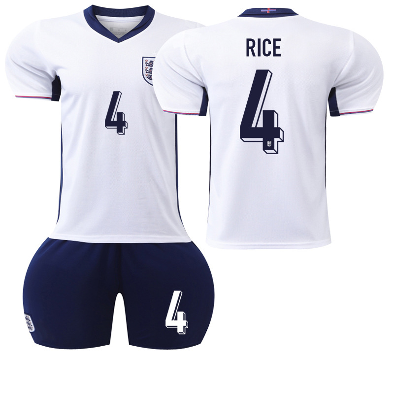Picture of Euro 2024 New Football Jersey suit England Home Jersey Number 9 Kane 11 Foden 10 Bellingham
