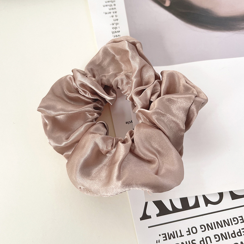 Picture of Cross-border large intestine ring hair ring South Korea knot east ins solid color net red hair rope simple hair accessories factory wholesale