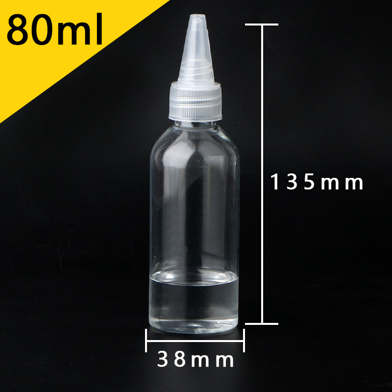 Picture of Wholesale 50 200 500ml ml squeeze bottle color bottle emulsion pigment bottled transparent plastic pointed nose bottle