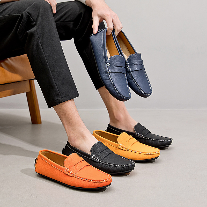 Spring and Summer Cross-border plus size New Lazy Casual Shoes Men's Hot-selling All-match Shoes Men's Online Popular Slip-on Shoes