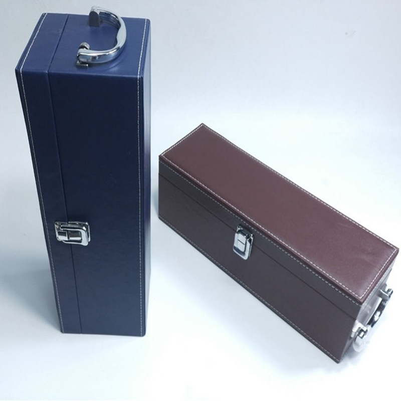Picture of In-Stock Wine Packaging Box, Red Wine Box, Gift Box, Single Red Wine Box, Leather Box, Imported Red Wine Box, Single Piece