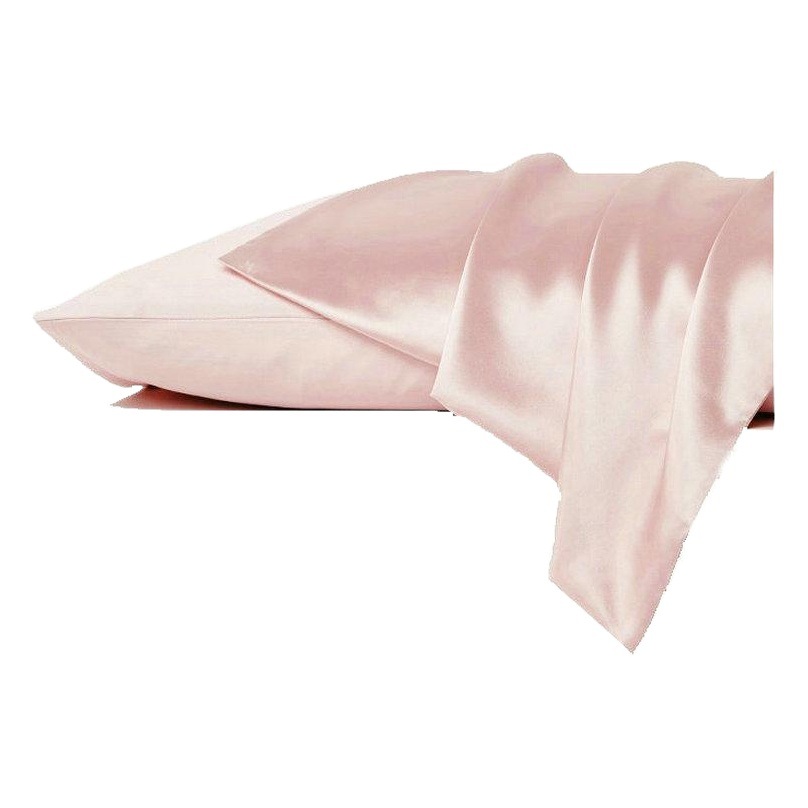 Silk Pillowcase S's Same Style Extra Bright 22 Mumi Envelope Opening 100 Mulberry Silk Double-Sided Silk Pillowcase Four-Piece Set