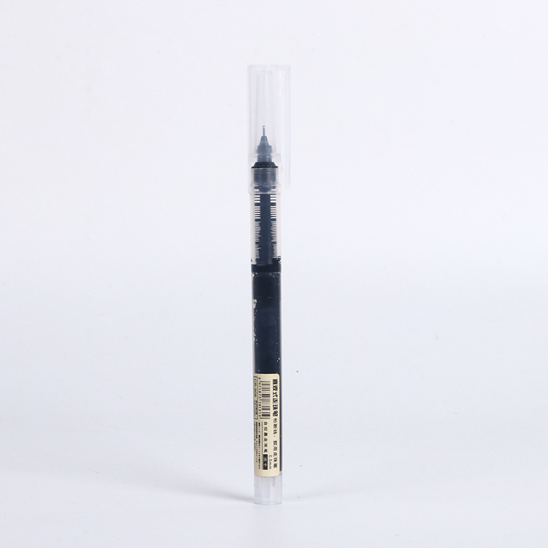 Picture of Straight Liquid Ball Pen Quick-Drying Black Pen Student Pen Gel Pen Stationery Large Capacity 0.5mm Brush Question Water Pen Wholesale